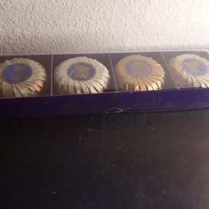 GORGEOUS NEW IN BOX Past Times Aromatherapy Soaps Made in England Set of 4.